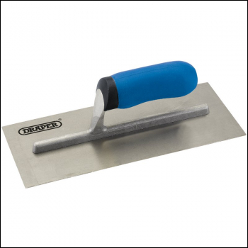 Draper PLTSGW Soft Grip Plastering Trowel, 115 x 280mm - Code: 81242 - Pack Qty 1