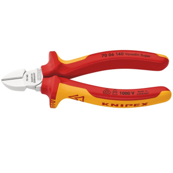 Draper 70 06 140 SB KNIPEX 70 06 140 SBE VDE Diagonal Cutter, 140mm - Code: 81254 - Pack Qty 1