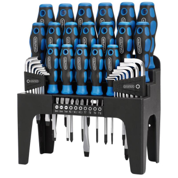 Draper 865/44 Soft Grip Screwdriver, Hex. Key and Bit Set (44 Piece) - Code: 81294 - Pack Qty 1