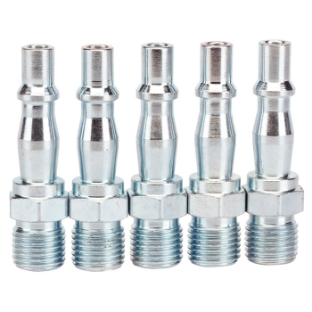 Draper EAC 1/4 inch  BSP Male Coupling Screw Adaptors (Pack of 5) - Code: 81296 - Pack Qty 1