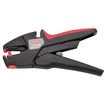KNIPEX 12 40 200 Self-Adjusting Insulation Stripper, 200mm - 12 40 200 - Code: 81580 - Pack Qty 1
