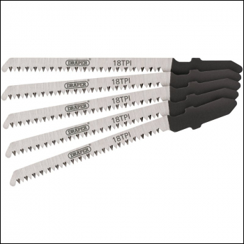 Draper DT101AO DT101AO Jigsaw Blade Set, 83mm (5 Piece) - Code: 81721 - Pack Qty 1