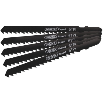 Draper DT144D DT144D Jigsaw Blade Set, 100mm (5 Piece) - Code: 81725 - Pack Qty 1