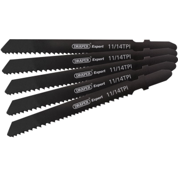 Draper DT118B DT118B Jigsaw Blade Set, 92mm (5 Piece) - Code: 81730 - Pack Qty 1