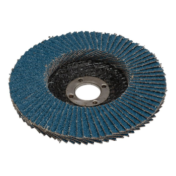Draper FDZ100 Zirconium Oxide Flap Disc, 100 x 16mm, 40 Grit - Code: 81912 - Pack Qty 1