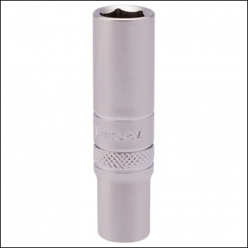 Draper BT-MM/MS 6 Point Deep Socket, 1/4 inch  Sq. Dr., 9mm - Code: 82139 - Pack Qty 1