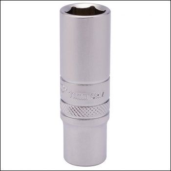 Draper BT-MM/MS 6 Point Deep Socket, 1/4 inch  Sq. Dr., 11mm - Code: 82140 - Pack Qty 1