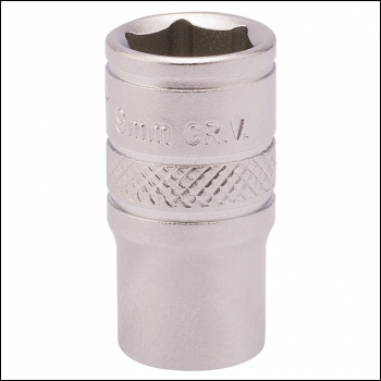 Draper B-MM/MS Socket, 1/4 inch  Sq. Dr., 9mm - Code: 82143 - Pack Qty 1