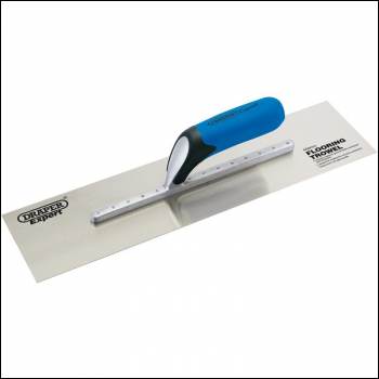 Draper PTSSW/SGW Soft Grip Stainless Steel Plastering Trowel, 455mm - Code: 82149 - Pack Qty 1