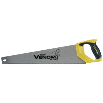 Draper VSD500 Draper Venom® Second Fix Double Ground Handsaw, 500mm, 11tpi/12ppi - Code: 82195 - Pack Qty 1