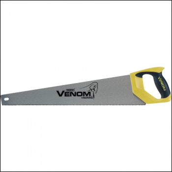 Draper VSD550 Draper Venom® Second Fix Double Ground Handsaw, 550mm, 11tpi/12ppi - Code: 82197 - Pack Qty 1