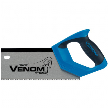 Draper VTS250 Draper Venom® Double Ground Tenon Saw, 250mm, 11tpi/12ppi - Code: 82199 - Pack Qty 1