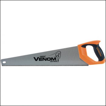 Draper VST500 Draper Venom® First Fix Triple Ground Handsaw, 500mm, 7tpi/8ppi - Code: 82201 - Pack Qty 1