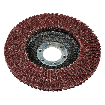 Draper FDA115 Aluminium Oxide Flap Disc, 115 x 22.23mm, 40 Grit - Code: 82356 - Pack Qty 1