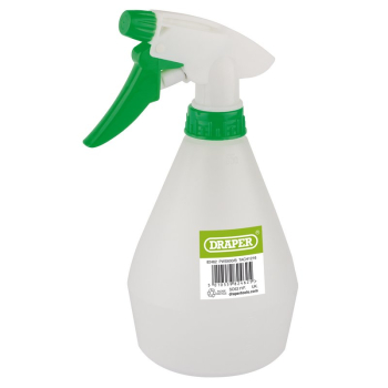Draper PWS600/B Plastic Spray Bottle, 500ml - Code: 82462 - Pack Qty 1