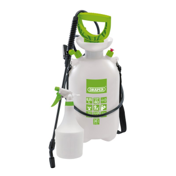Draper GS5AK/B Pressure Sprayer, 6.25L, with Mini Sprayer, 1L - Code: 82464 - Pack Qty 1
