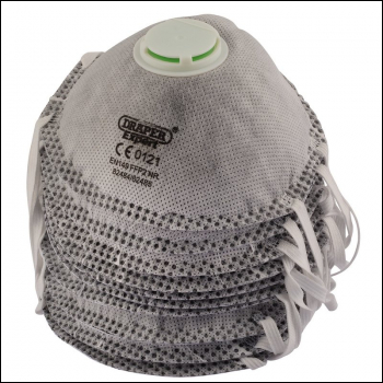 Draper FM26/B FFP2 NR Welding Dust Mask (Pack of 10) - Code: 82485 - Pack Qty 1
