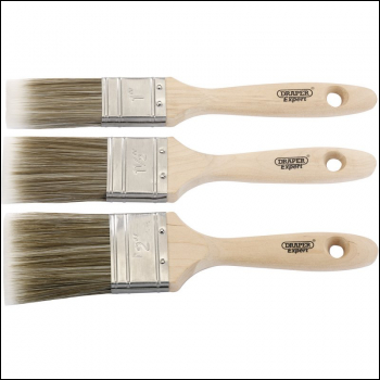 Draper PB/BIR/100S/SET Draper Expert Paint Brush Set (3 Piece) - Code: 82509 - Pack Qty 1