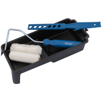 Draper RFKM-5 Paint Roller Kit, 100mm (5 Piece) - Code: 82545 - Pack Qty 1