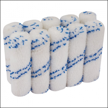 Draper RS-MF-M10 Microfibre Paint Roller Sleeves, 100mm (Pack of 10) - Discontinued - Code: 82548 - Pack Qty 1