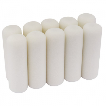 Draper RS-F-M10 Foam Paint Roller Sleeves, 100mm (Pack of 10) - Code: 82553 - Pack Qty 1