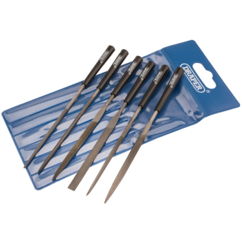 Draper 4883/6D Needle File Set, 140mm (6 Piece) - Code: 82577 - Pack Qty 1