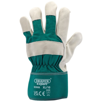 Draper PGRGL/B Draper Expert Premium Leather Gardening Gloves, Extra Large - Code: 82608 - Pack Qty 1