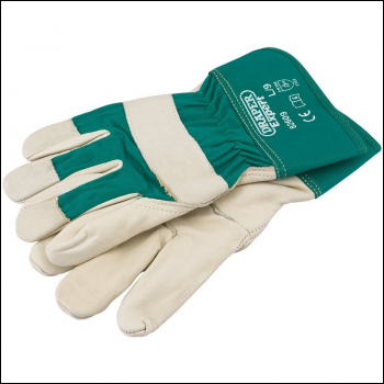 Draper PGRGL/B Draper Expert Premium Leather Gardening Gloves, Large - Code: 82609 - Pack Qty 1