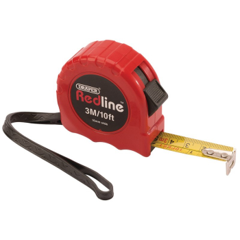 Draper RL-MT-CL2 Draper Redline® Metric/Imperial Measuring Tape, 3m/10ft - Discontinued - Code: 82661 - Pack Qty 1