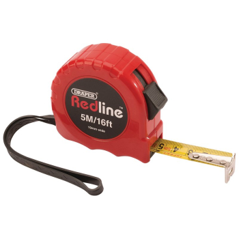 Draper RL-MT-CL2 Draper Redline® Metric/Imperial Measuring Tape, 5m/16ft - Discontinued - Code: 82680 - Pack Qty 1