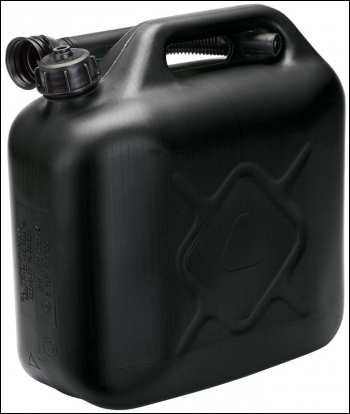 DRAPER 10L Plastic Fuel Can - (Black) - Pack Qty 1 - Code: 82693