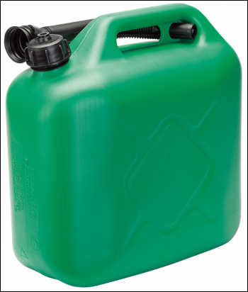 DRAPER 10L Plastic Fuel Can (Green) - Pack Qty 1 - Code: 82694