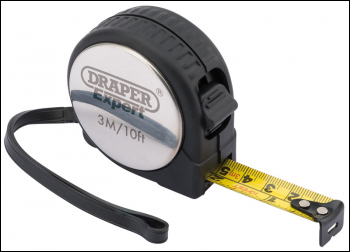 DRAPER Draper Expert Measuring Tape, 3m/10ft x 16mm - Pack Qty 1 - Code: 82807