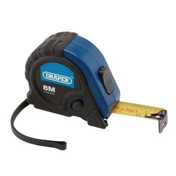 Draper DMTRQT Draper Measuring Tape, 8m/26ft x 25mm - Code: 82819 - Pack Qty 1
