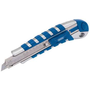 Draper TK244 Retractable Knife with Soft Grip, 9mm - Code: 82836 - Pack Qty 1