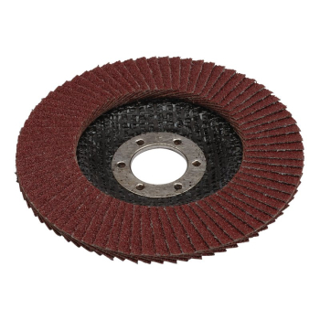 Draper FDA115 Aluminium Oxide Flap Disc, 115 x 22.23mm, 80 Grit - Code: 82870 - Pack Qty 1