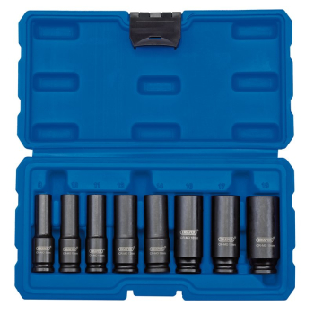 Draper 409D/8/MM Metric Deep Impact Socket Set, 3/8 inch  Sq. Dr. (8 Piece) - Discontinued - Code: 83090 - Pack Qty 1