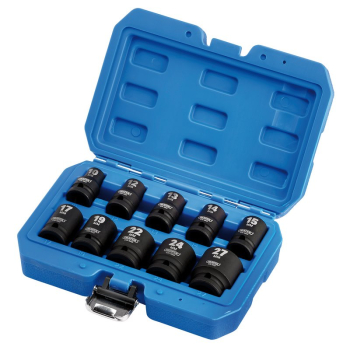 Draper 410/10/MM Metric Impact Socket Set, 1/2 inch  Sq. Dr. (10 Piece) - Code: 83092 - Pack Qty 1
