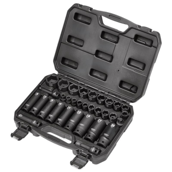 Draper 409/32/MM Draper Impact Socket Set, 3/8 inch  & 1/2 inch  Sq. Dr. (32 Piece) - Code: 83098 - Pack Qty 1
