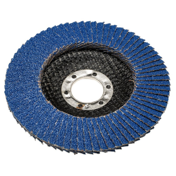 Draper FDZ115 Zirconium Oxide Flap Disc, 115 x 22.23mm, 40 Grit - Code: 83157 - Pack Qty 1