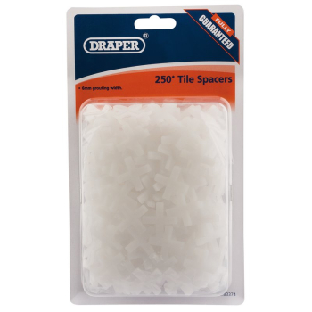 Draper TS2/A Tile Spacers, 6mm (Approx 250) - Code: 83374 - Pack Qty 1