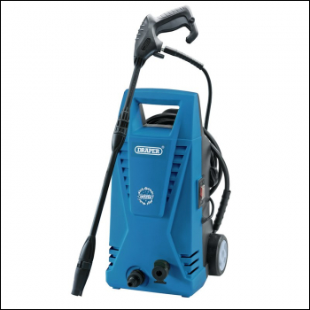 DRAPER Pressure Washer with Total Stop Feature, 1500W - Pack Qty 1 - Code: 83405