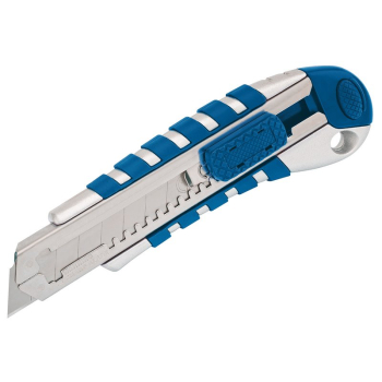 Draper TK245 Soft Grip Retractable Knife with Seven Segment Blade, 18mm - Code: 83436 - Pack Qty 1