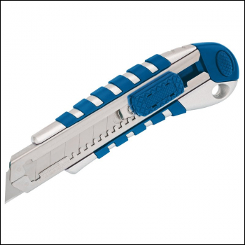 Draper TK245 Soft Grip Retractable Knife with Seven Segment Blade, 18mm - Code: 83436 - Pack Qty 1