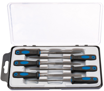 Draper NF6/SG/B Soft Grip Needle File Set, 150mm (6 Piece) - Code: 83480 - Pack Qty 1