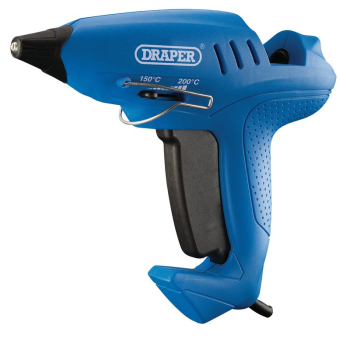 Draper PT65KD Variable Heat Glue Gun, 400W, 6 x Glue Sticks - Code: 83661 - Pack Qty 1