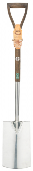 DRAPER Garden Spade with Ash Handle - Pack Qty 1 - Code: 83729