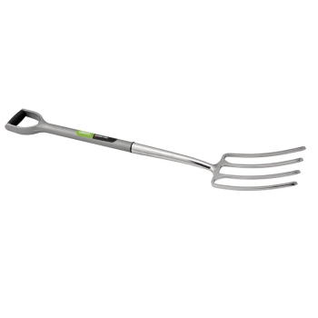 Draper QFS-EL/I Extra Long Stainless Steel Garden Fork with Soft Grip - Code: 83753 - Pack Qty 1