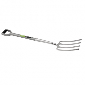 Draper QFS-EL/I Extra Long Stainless Steel Garden Fork with Soft Grip - Code: 83753 - Pack Qty 1