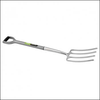 Draper 307EH/I Stainless Steel Garden Fork with Soft Grip Handle - Code: 83755 - Pack Qty 1
